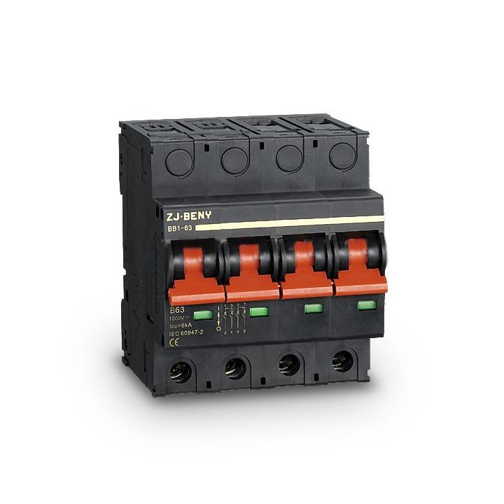 Seccionador DC miniatura 4P 1200V 63A 