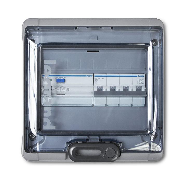 Caja de protección trifásica de CA