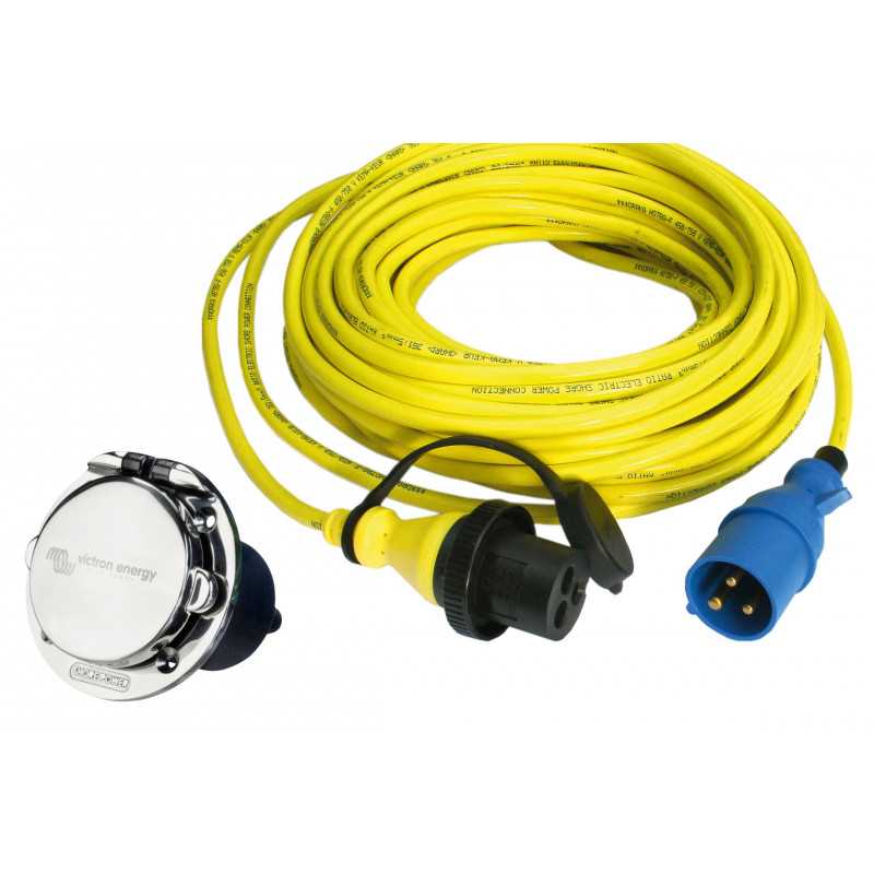 Victron 250V shore power extension in 15 or 25m - 16A-25A-32A