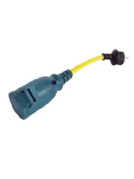  	Fiche de raccordement 16A 250V : Cee F / Schuko M