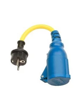 Fiche de raccordement 16A 250V : Cee M / Schuko F