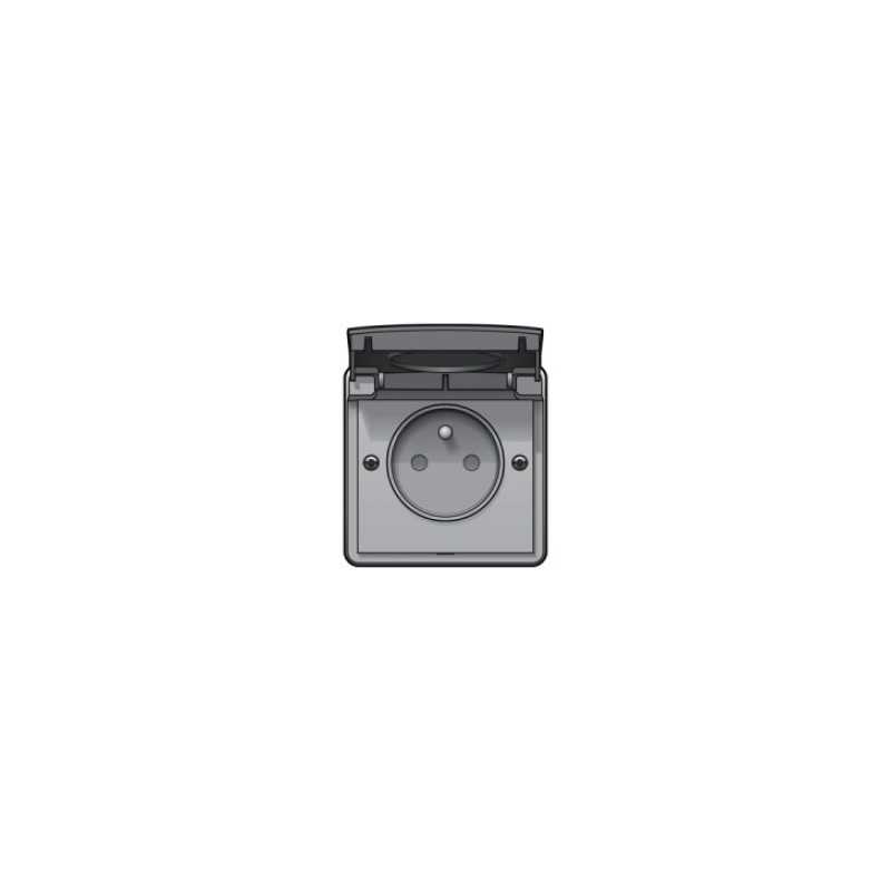 Surface-mounting socket outlet 16 A - 250 V AC