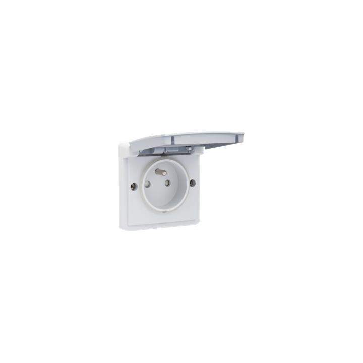 Surface-mounting socket outlet 16 A - 250 V AC