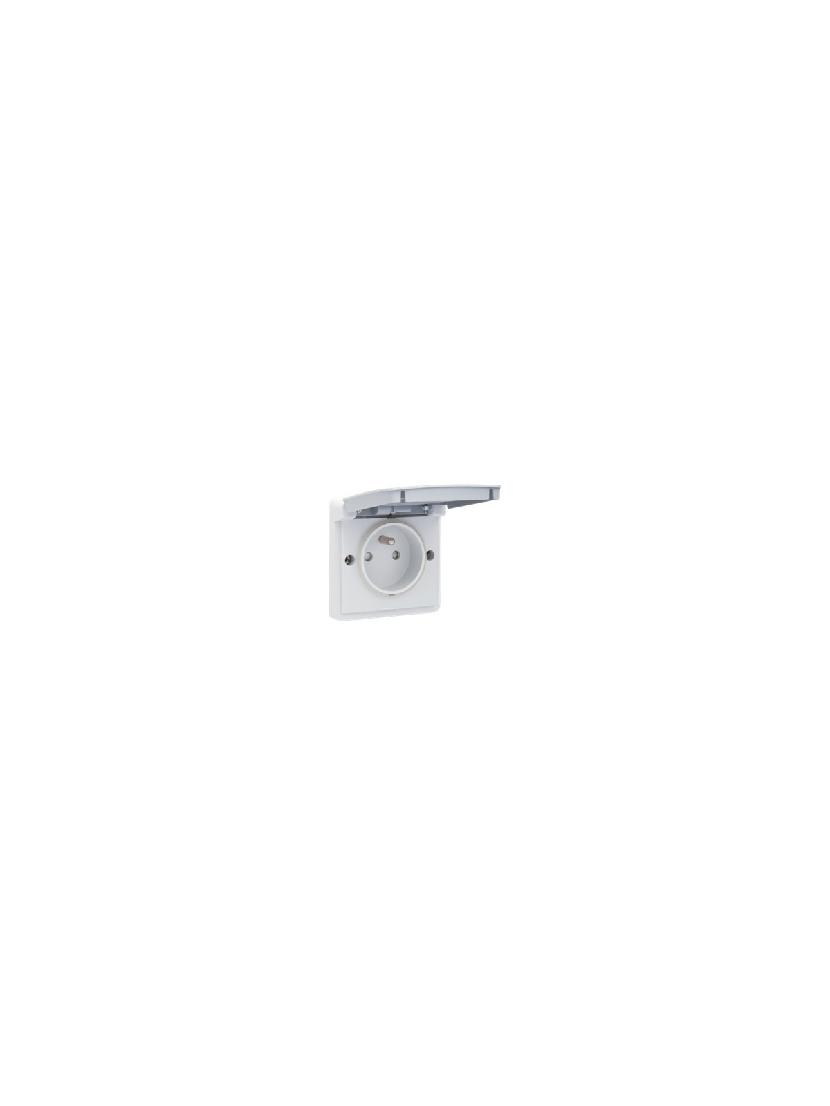 Surface-mounting socket outlet 16 A - 250 V AC