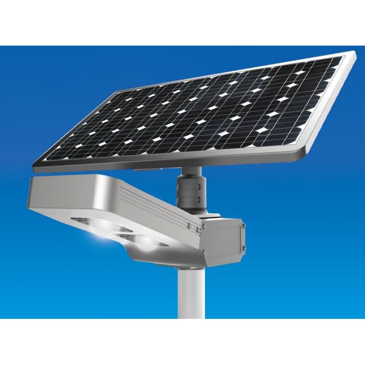 Solar floor lamp - AUTONOMOUS LED WU 50W 18V - Panel 150W
