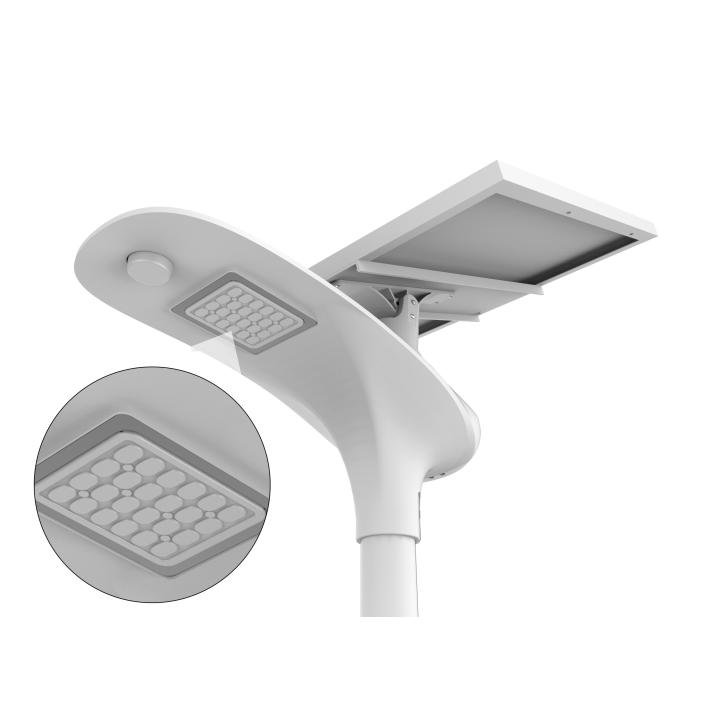 Lampadaire solaire - LED autonome 15W 18V FB