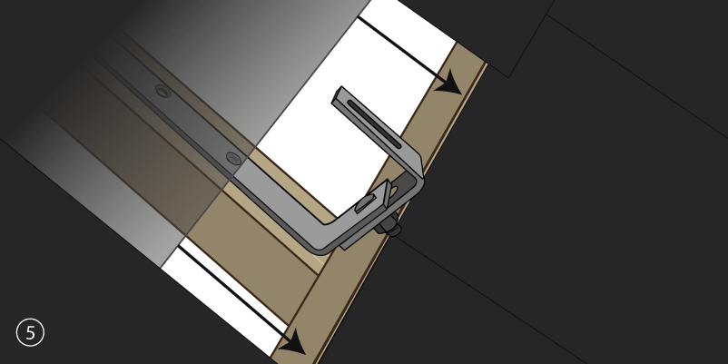 Crochet ardoise étape 5