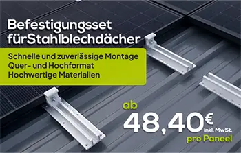 Entdecken Sie unser neues Befestigungsset für Stahlblechplatten. Für Hoch- oder Querformat. Schnelle Montage und hochwertige Materialien ab 48,40 € inkl. MwSt. pro Platte.