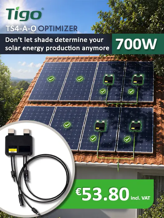 Tigo TS4-A-O 700W - Smart anti-shading solar optimizer