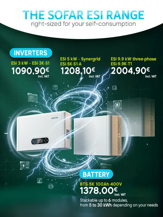 Discover our range of Sofar Solar products at competitive prices.