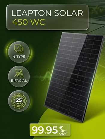Leapton N-Type 450Wp TOPCon Bifacial Solar Panel