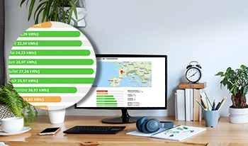 Nuestro simulador solar y su gráfico de producción