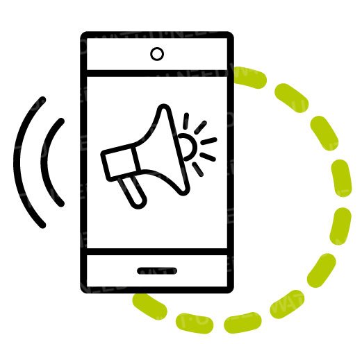 icone: alertes sur votre mobile