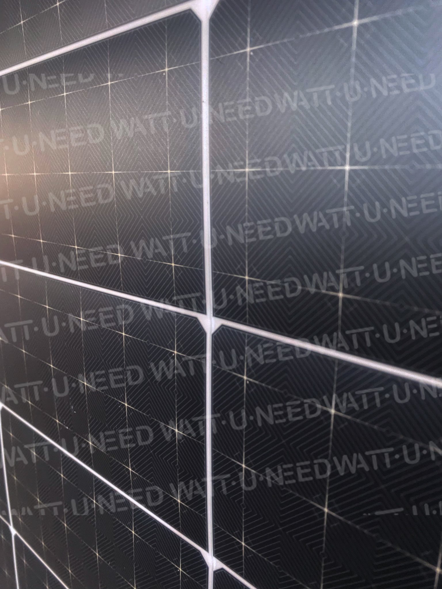 Zoom sur les cellules du panneau