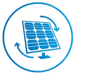 Rotating solar panel