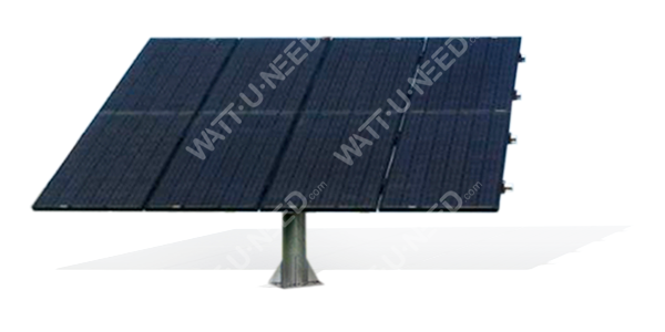 Ejes seguidores fotovoltaicos 2 a 8 paneles
