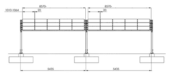 Dimensions carport double avec extension