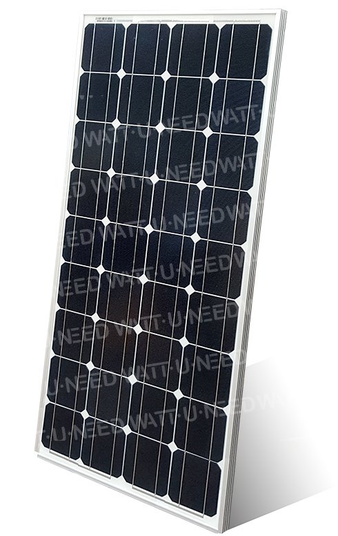2xPanneaux solaires monocristallins 12V de 100Wc