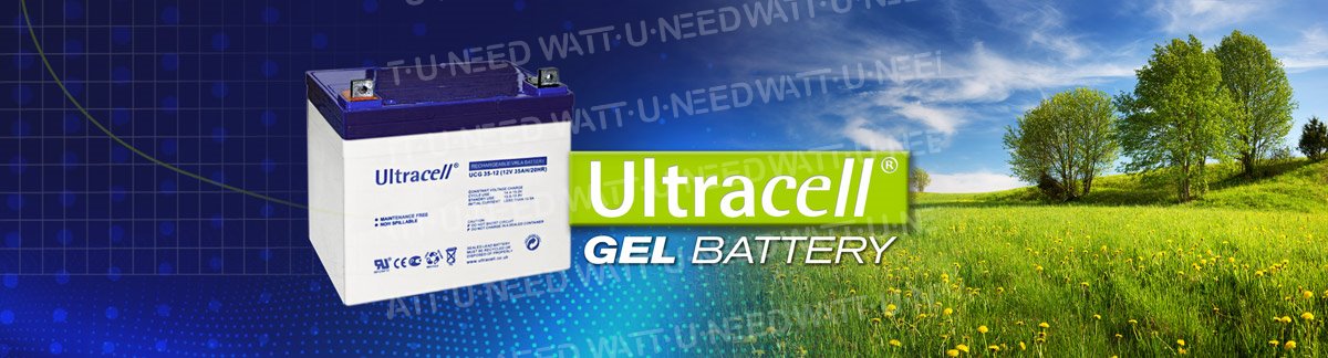 Background battery AGM Ultracell 35Ah