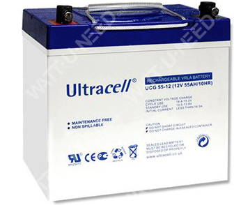 Batterie GEL Ultracell 12V 55Ah