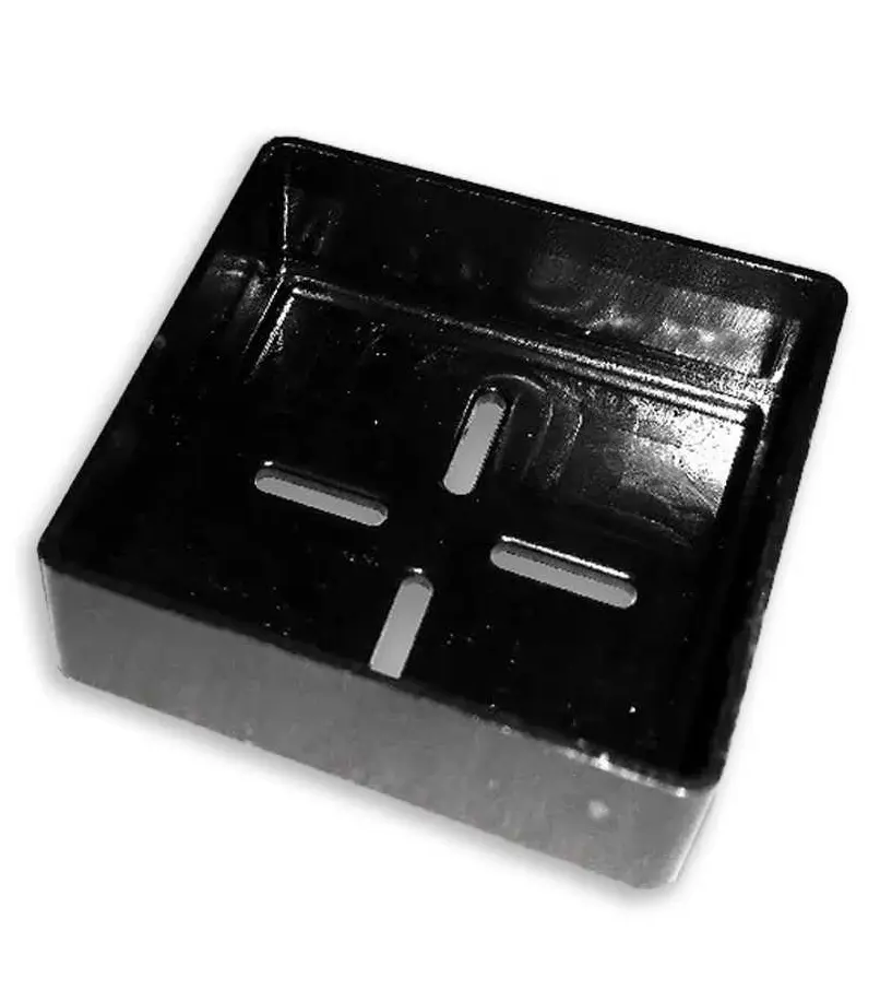 Bouchons de rail 40x40 noir