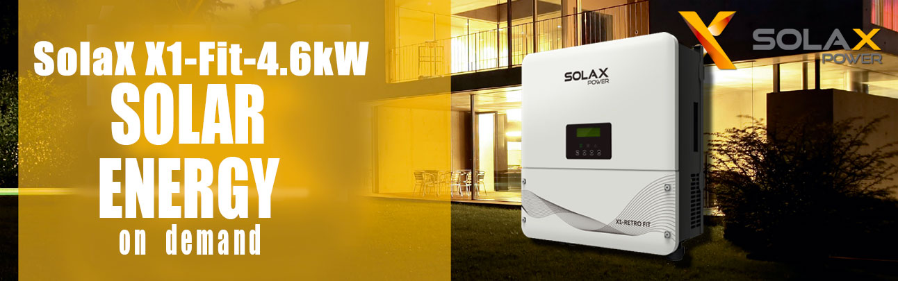 Solax X1 s'adapte à l'énergie solaire sur demande de 4,6 kW