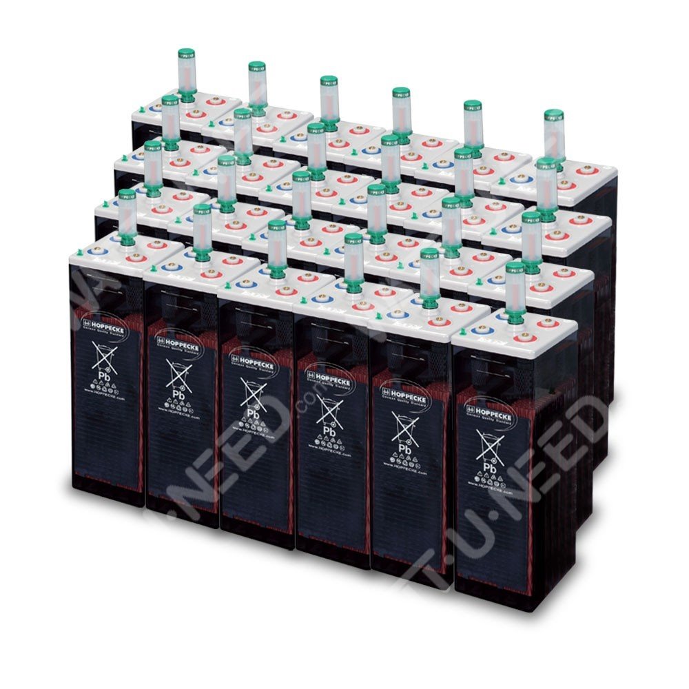 Park of 65 kWh battery OPZS 48V