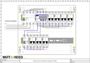 Branchement d'un compteur Chint (DEYE) ou (SOFAR) passant triphasé