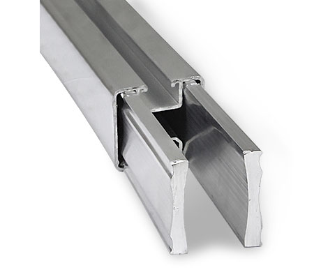  Junction for rail - 2 fastening bars