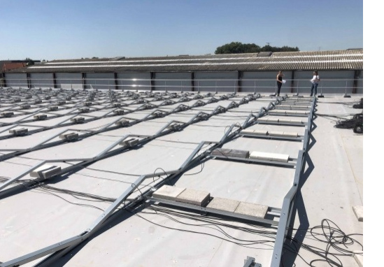 Lestage avec supports de lestage