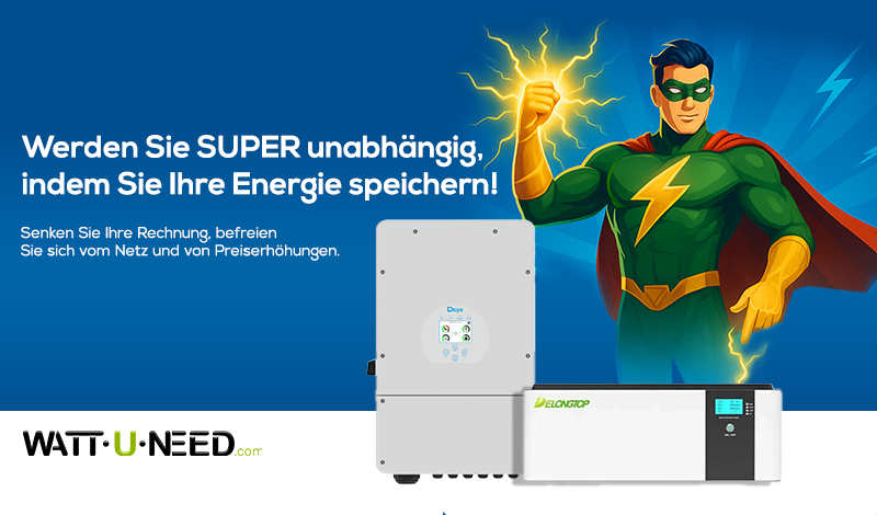 Sichern Sie sich Ihren Komfort und werden Sie zum Produzenten Ihrer eigenen Energie.