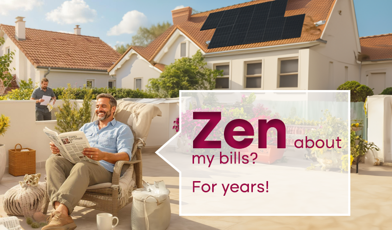 Zen about my bills? For years.