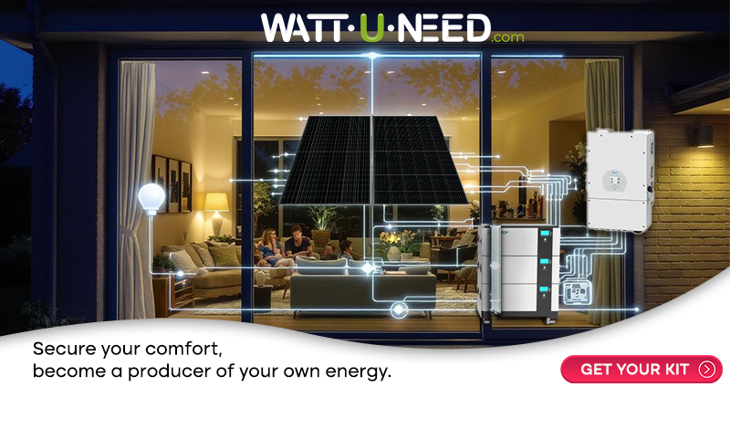 Secure your comfort, become your own energy producer.