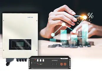 Hybrid-Wechselrichter und Batterie-Paket